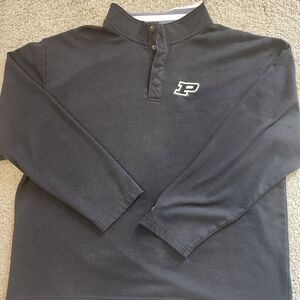 Purdue University Boilermakers Champion L Quarter Button Up Pullover Sweatshirt